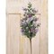 Set of 2 Decorative Lavender Eucalyptus Seed Bush with Variegated Leaves and Green Paper Wrapped Stem for Vase Arrangement and Seasonal Home Styling